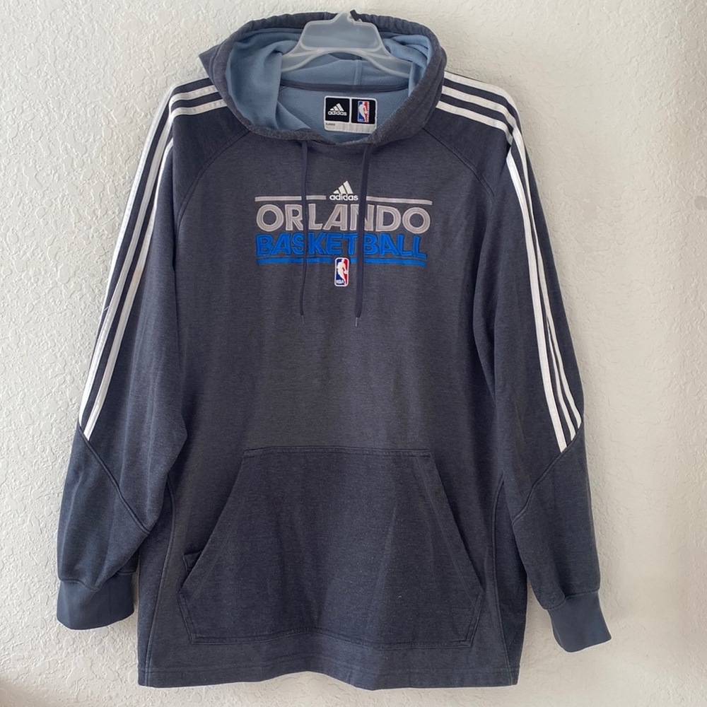✅Men Adidas NBA Orlando Magic Hoodie Size XL